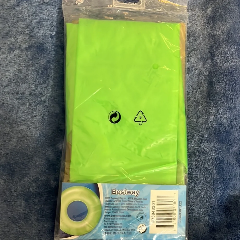 NEW Frosted Neon Green Swim Ring – Bestway H2O GO! – Ages 10+